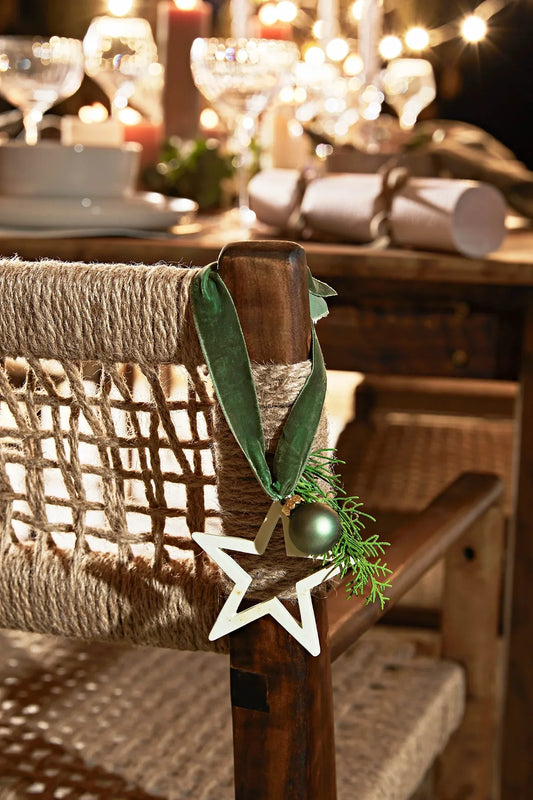 Our guide to creating a festive chair decoration