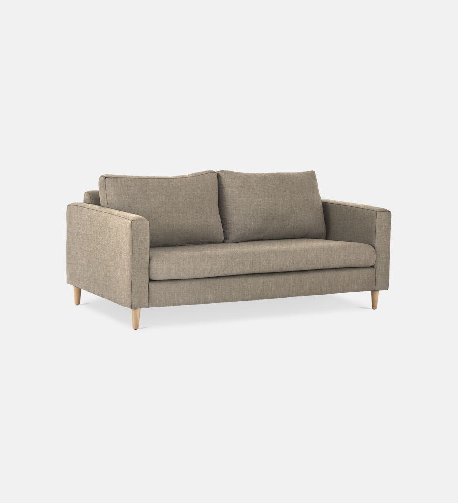 Sami Fully Upholstered 2 Seater Wooden Leg (55006)