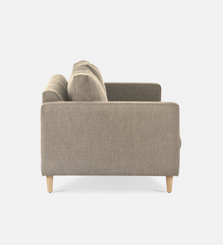 Sami Fully Upholstered 2 Seater Wooden Leg (55010)
