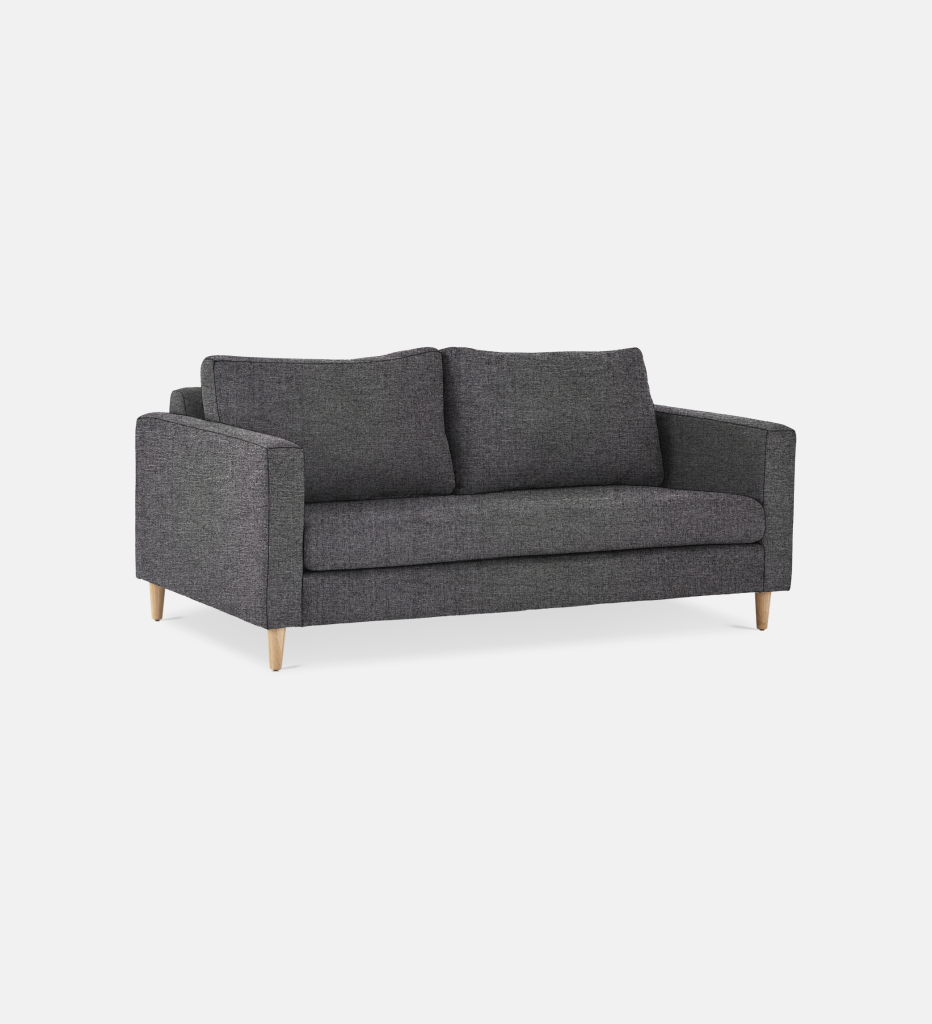 Sami Fully Upholstered 3 Seater Wooden Leg (55013)