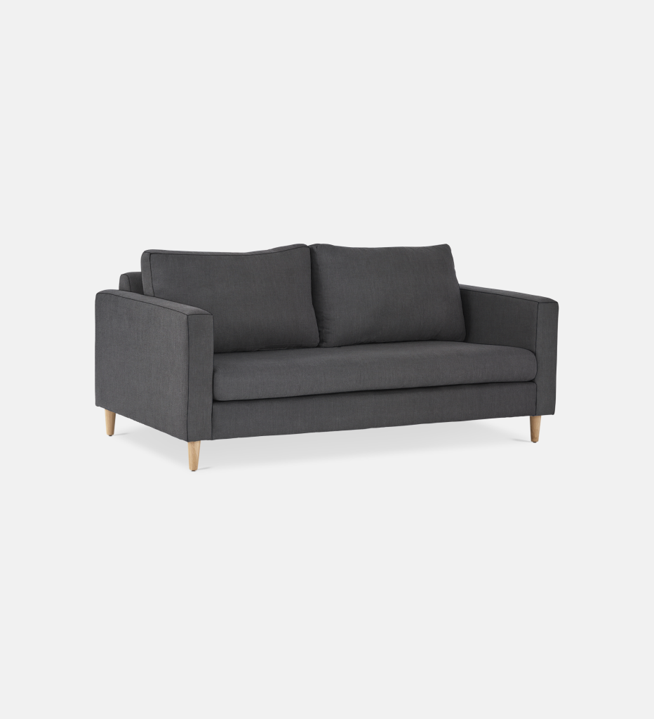 Sami Fully Upholstered 3 Seater Wooden Leg (55492)