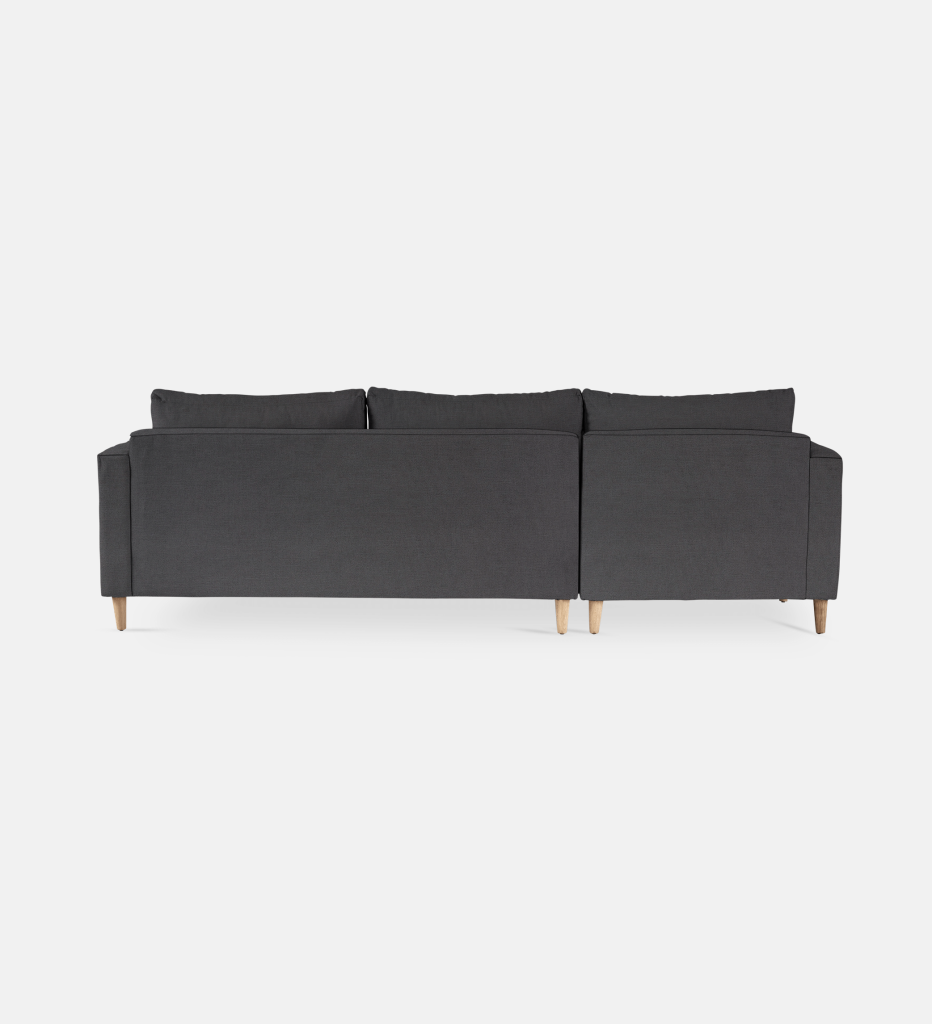 Sami Fully Upholstered Slouch Left Wooden Leg (6395)