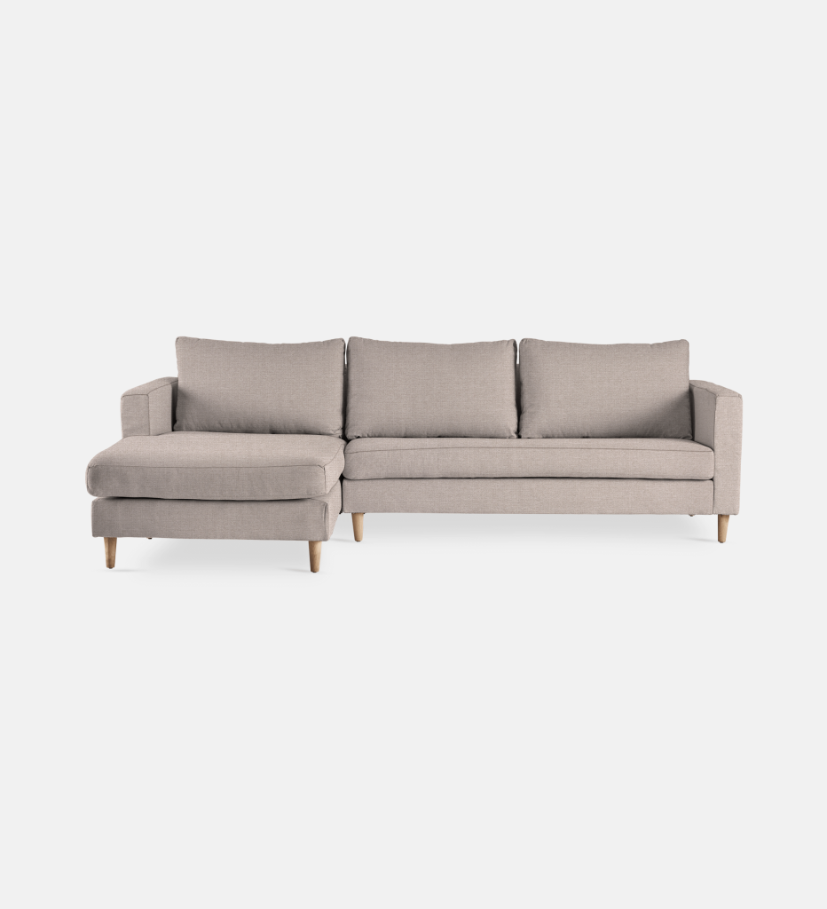 Sami Fully Upholstered Slouch Left Wooden Leg (6405)