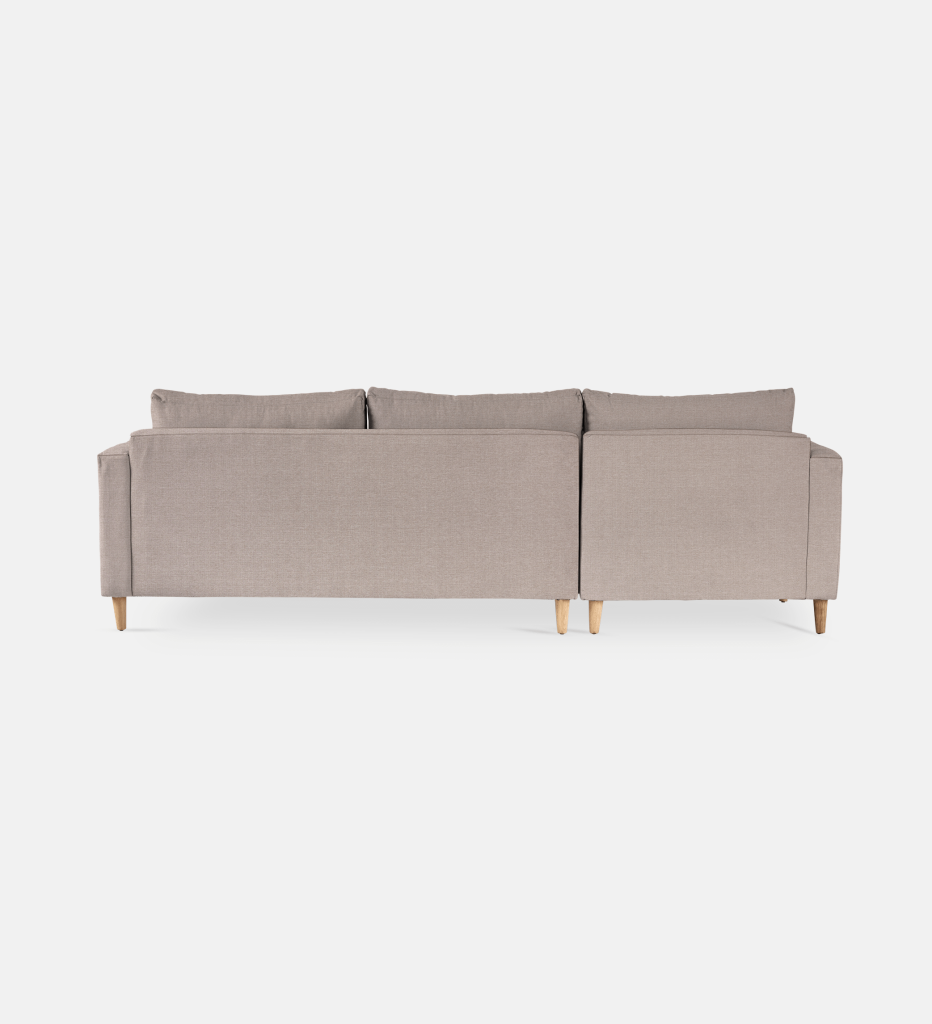 Sami Fully Upholstered Slouch Left Wooden Leg (6413)
