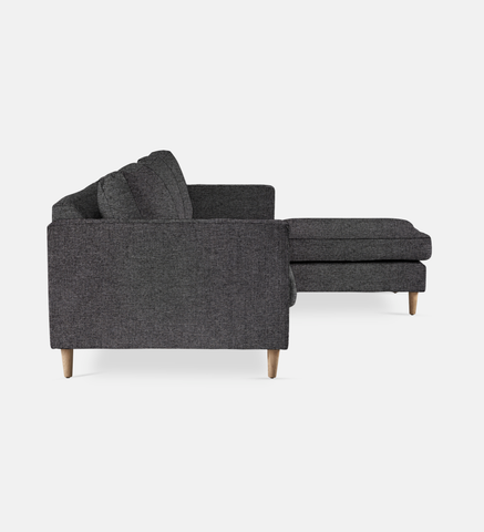 Sami Fully Upholstered Slouch Right Wooden Leg (55680)