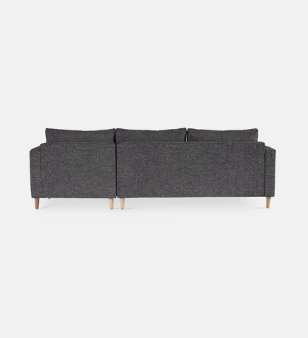 Sami Fully Upholstered Slouch Right Wooden Leg (55692)
