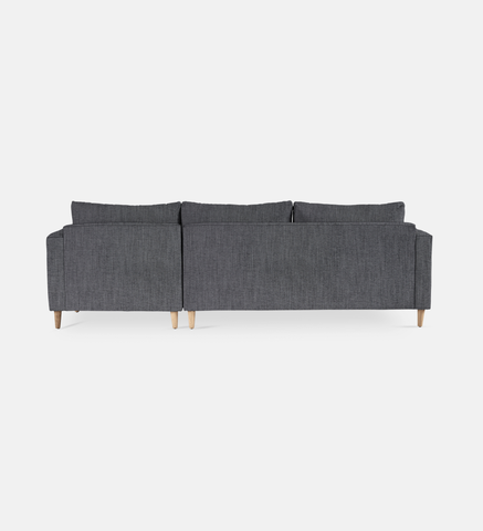 Sami Upholstered RIGHT Slouch with wooden leg (31860)