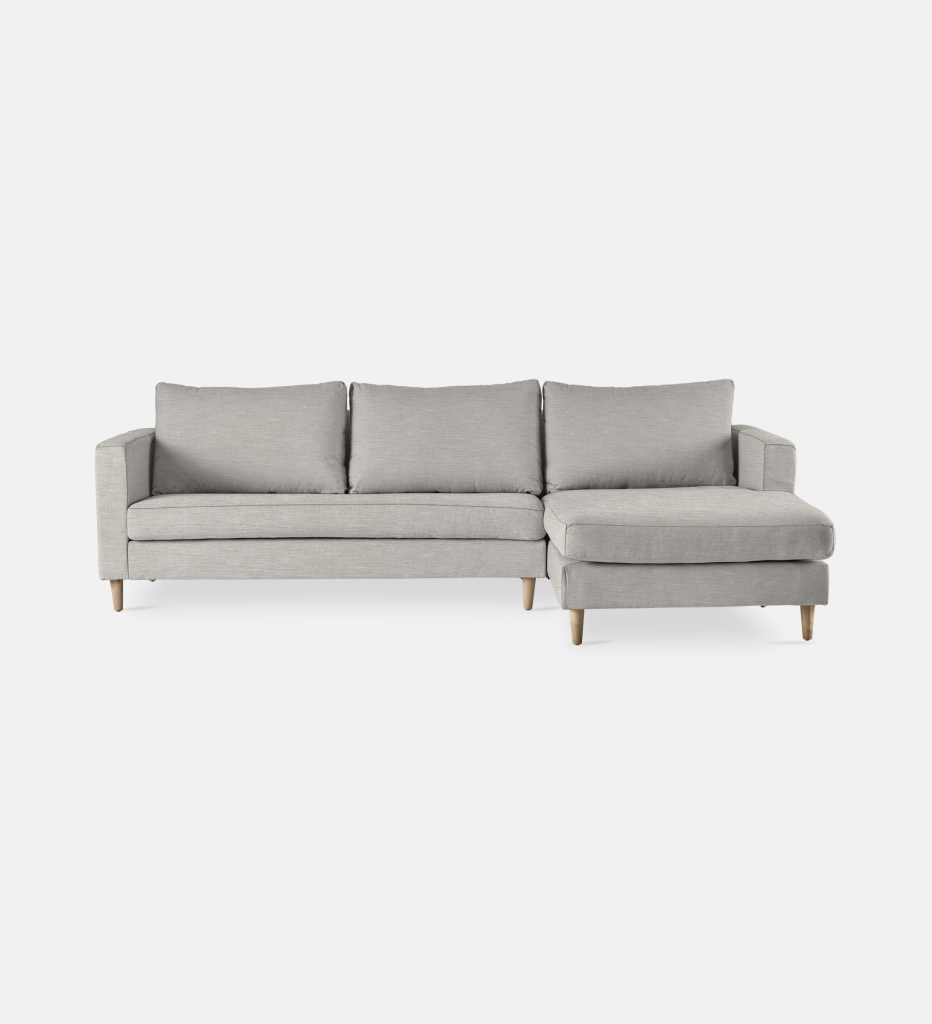 Sami Upholstered Slouch Right With Wooden Leg