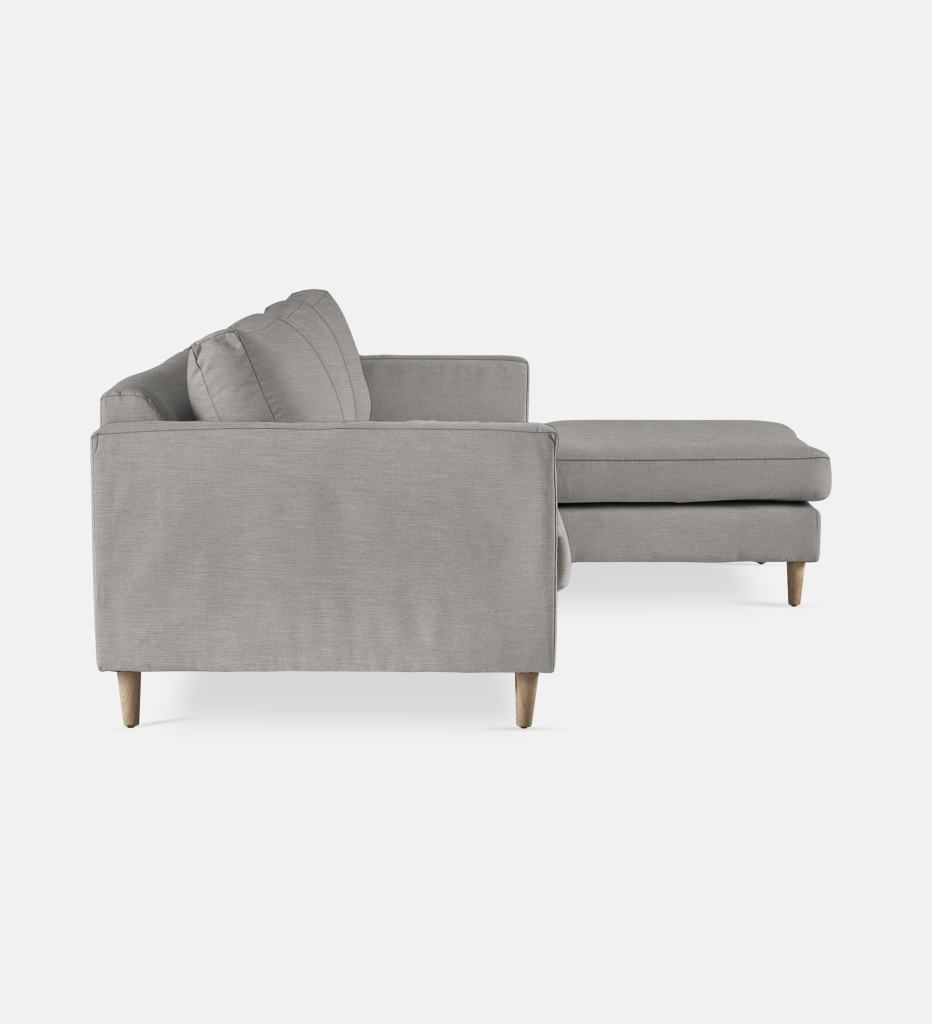 Sami Fully Upholstered Slouch Right Wooden Leg (55715)