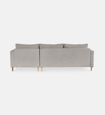 Sami Fully Upholstered Slouch Right Wooden Leg (55716)
