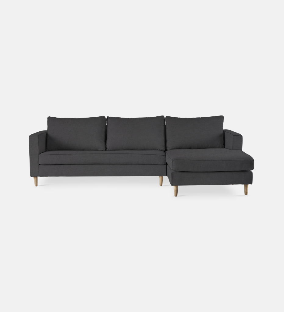 Sami Upholstered Slouch Right With Wooden Leg
