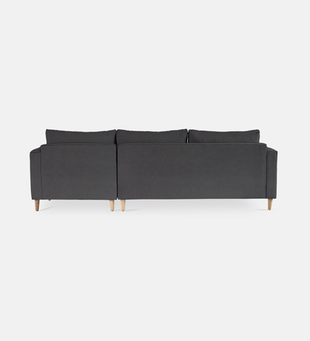 Sami Fully Upholstered Slouch Right Wooden Leg (55724)