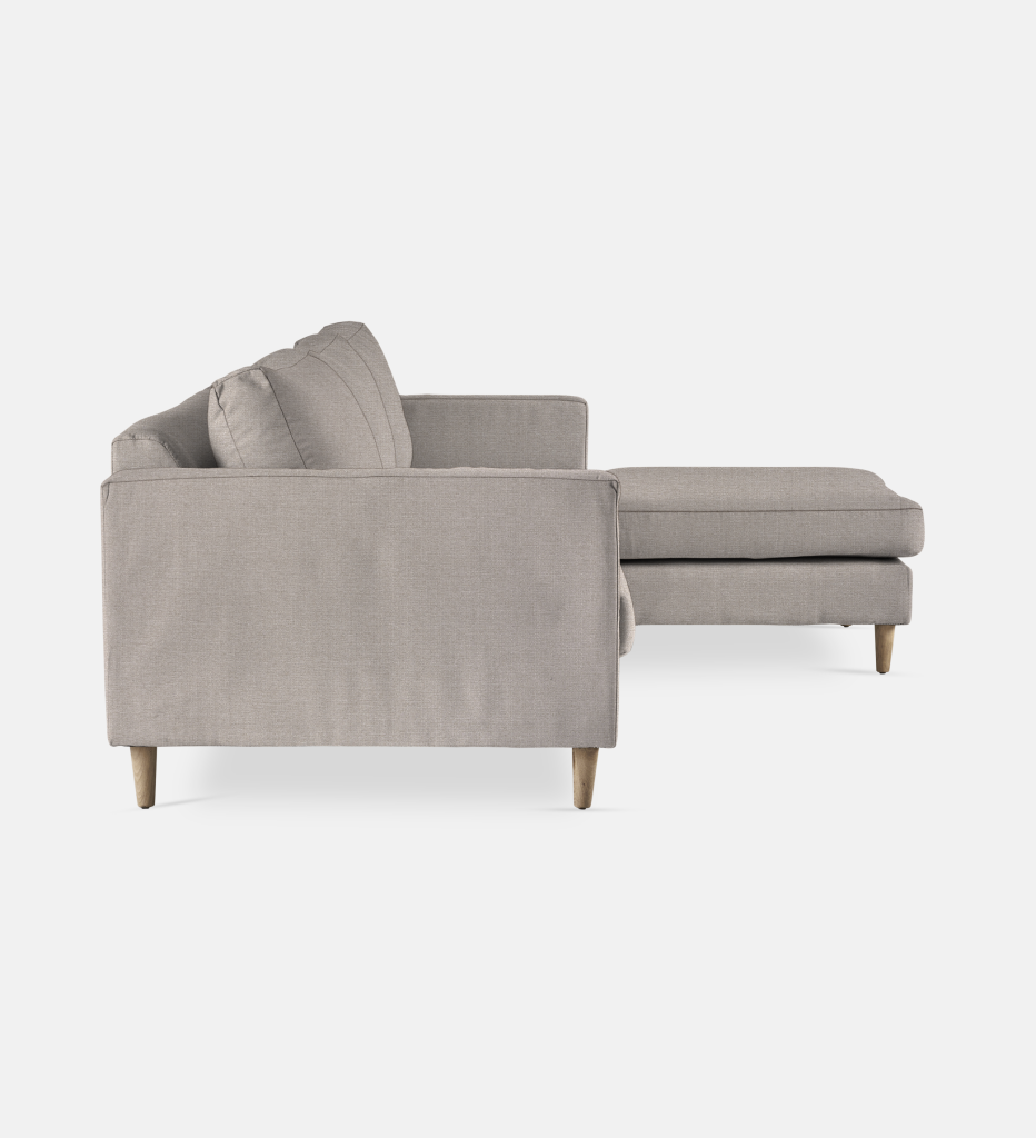 Sami Fully Upholstered Slouch Right Wooden Leg (55739)
