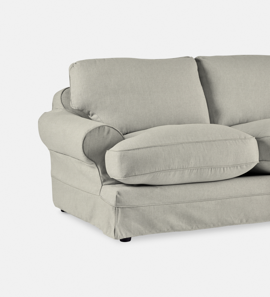 Santorini Slipcover 2 Seater Couch (32798)