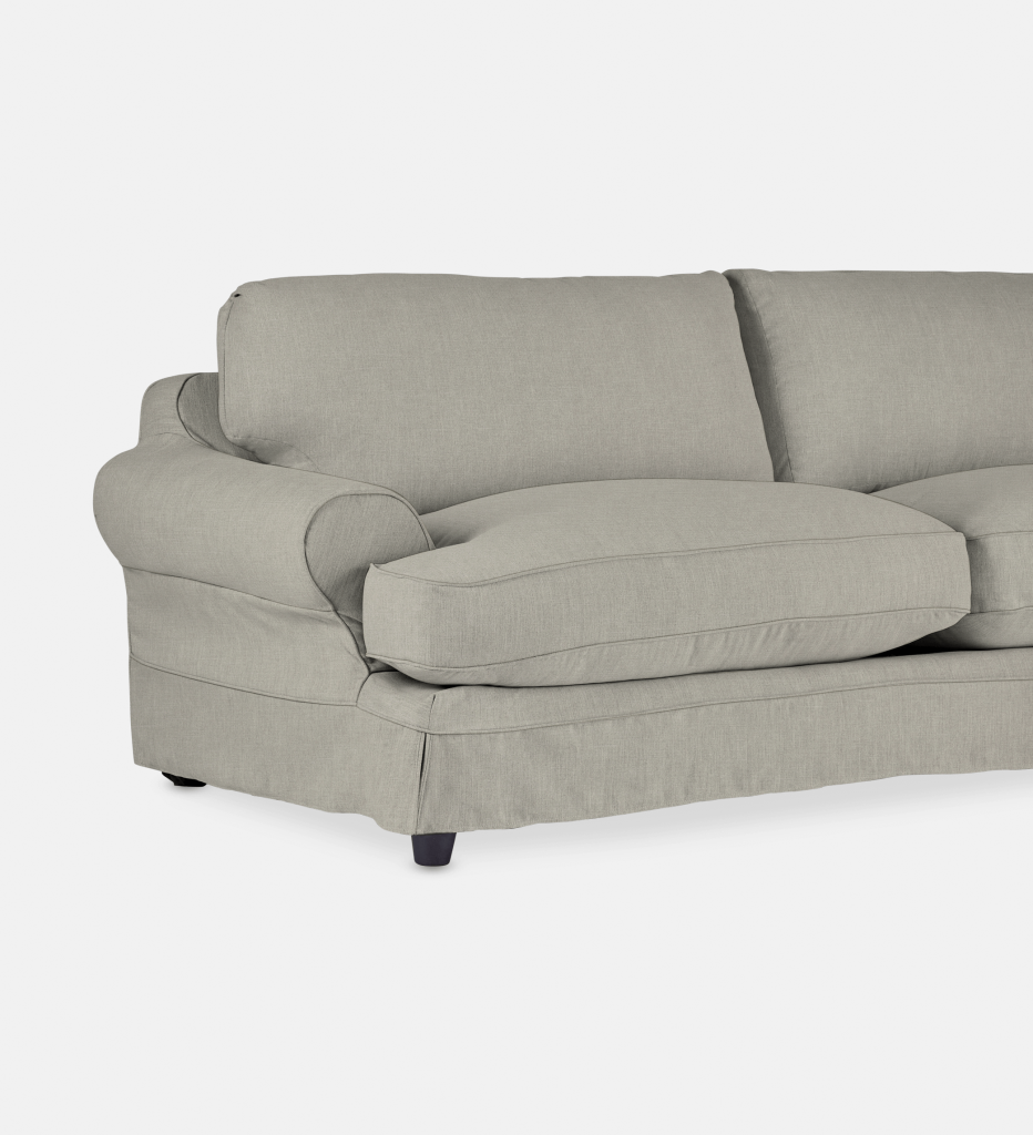 Santorini Slipcover 3 Seater Couch (22424)