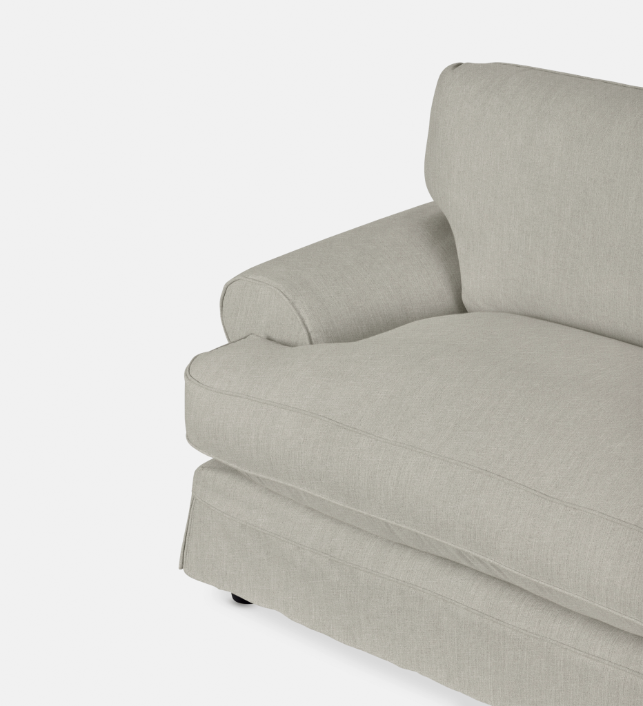 Santorini Slipcover 3 Seater Couch (22425)