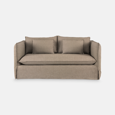 Delphi Slipcover 2 Seater Couch
