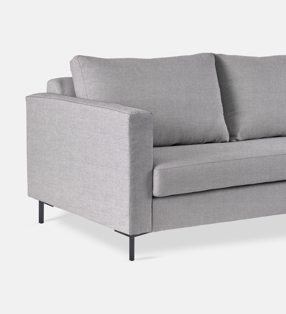 Sami Upholstered RIGHT Slouch with wooden leg (24149)