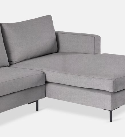Sami Upholstered RIGHT Slouch with wooden leg (24150)