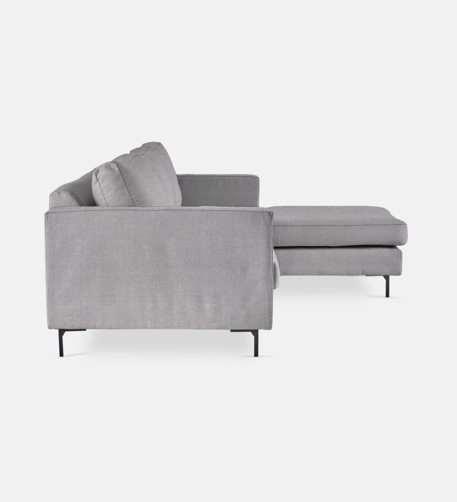 Sami Upholstered RIGHT Slouch with wooden leg (24151)
