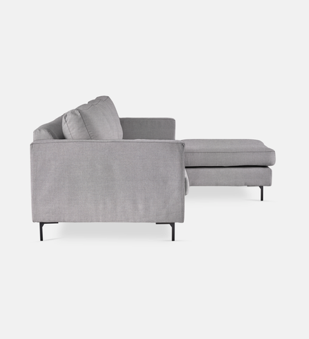 Sami Upholstered RIGHT Slouch with wooden leg (24151)