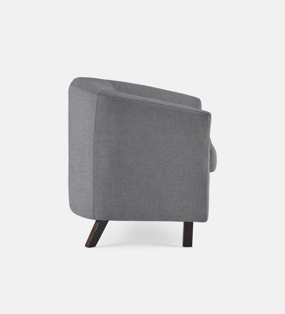 Debbie Tub Fully Upholstered 1 Seater Dark Leg (58864)