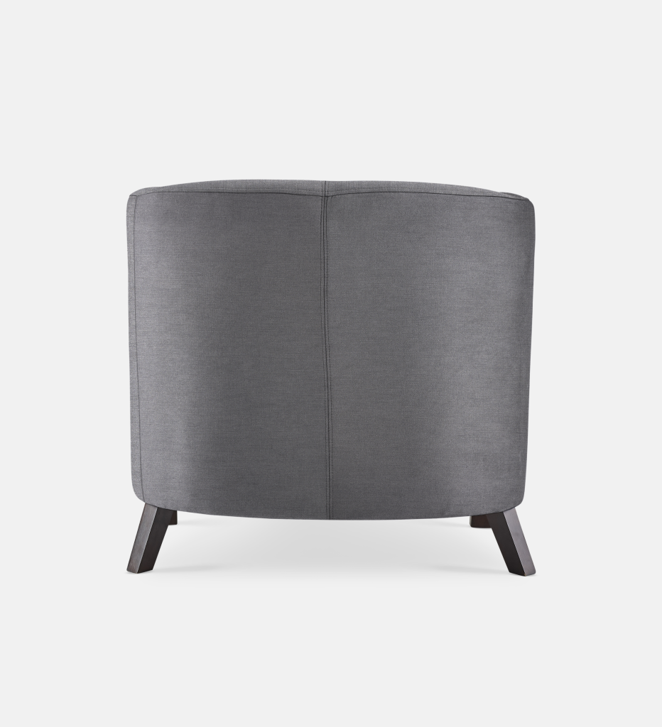 Debbie Tub Fully Upholstered 1 Seater Dark Leg (58865)