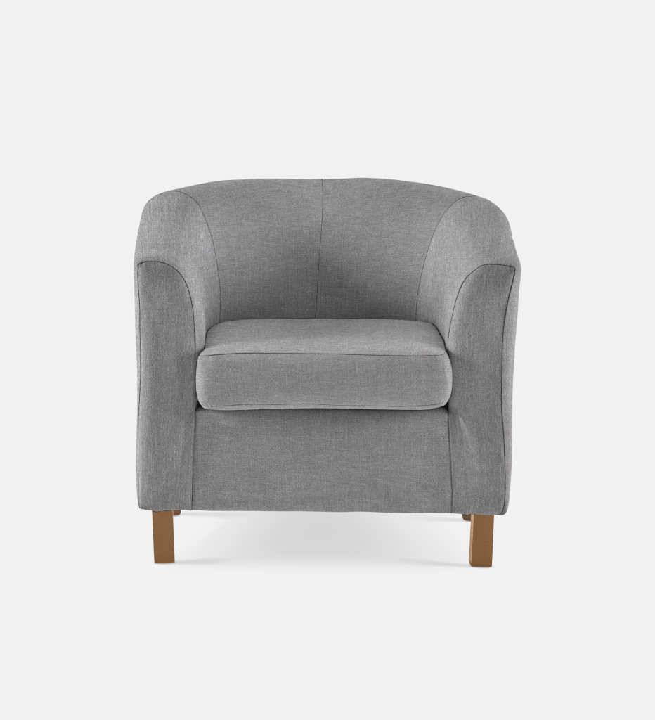 Debbie Tub Fully Upholstered 1 Seater Light Leg (57459)