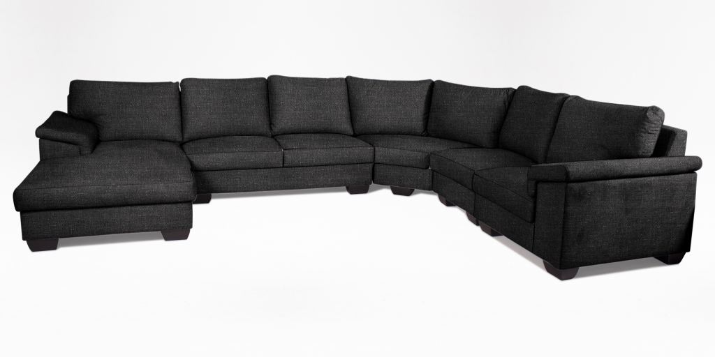 Bianca Fully Upholstered Slouch With Daybed Left (59700)