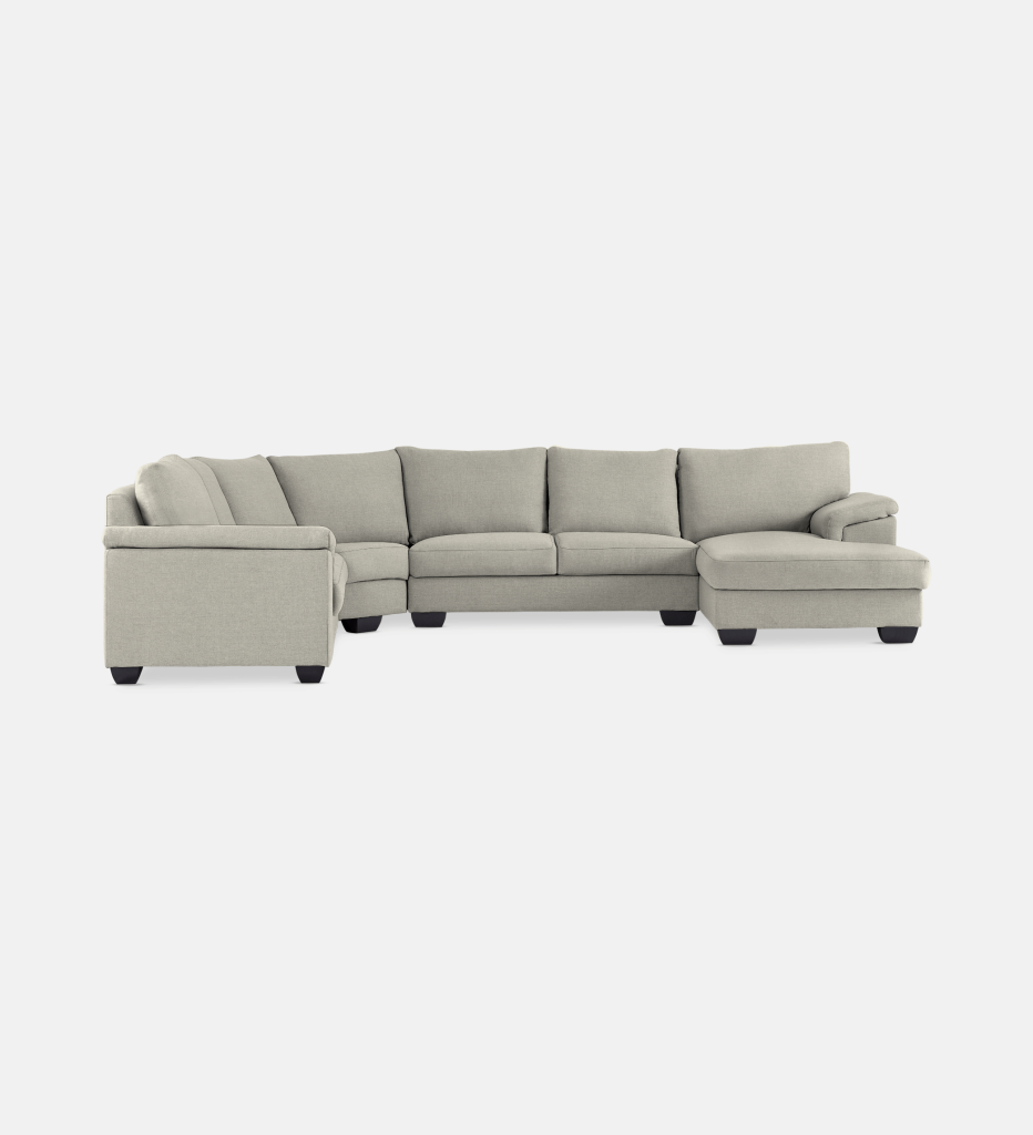 Bianca Fully Upholstered Slouch With Daybed Right (23272)