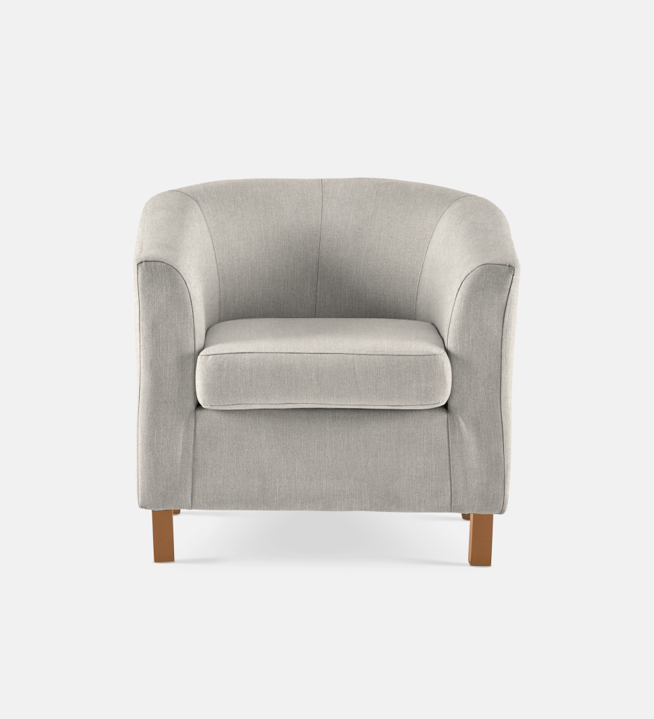 Debbie Tub Fully Upholstered 1 Seater Light Leg (35734)