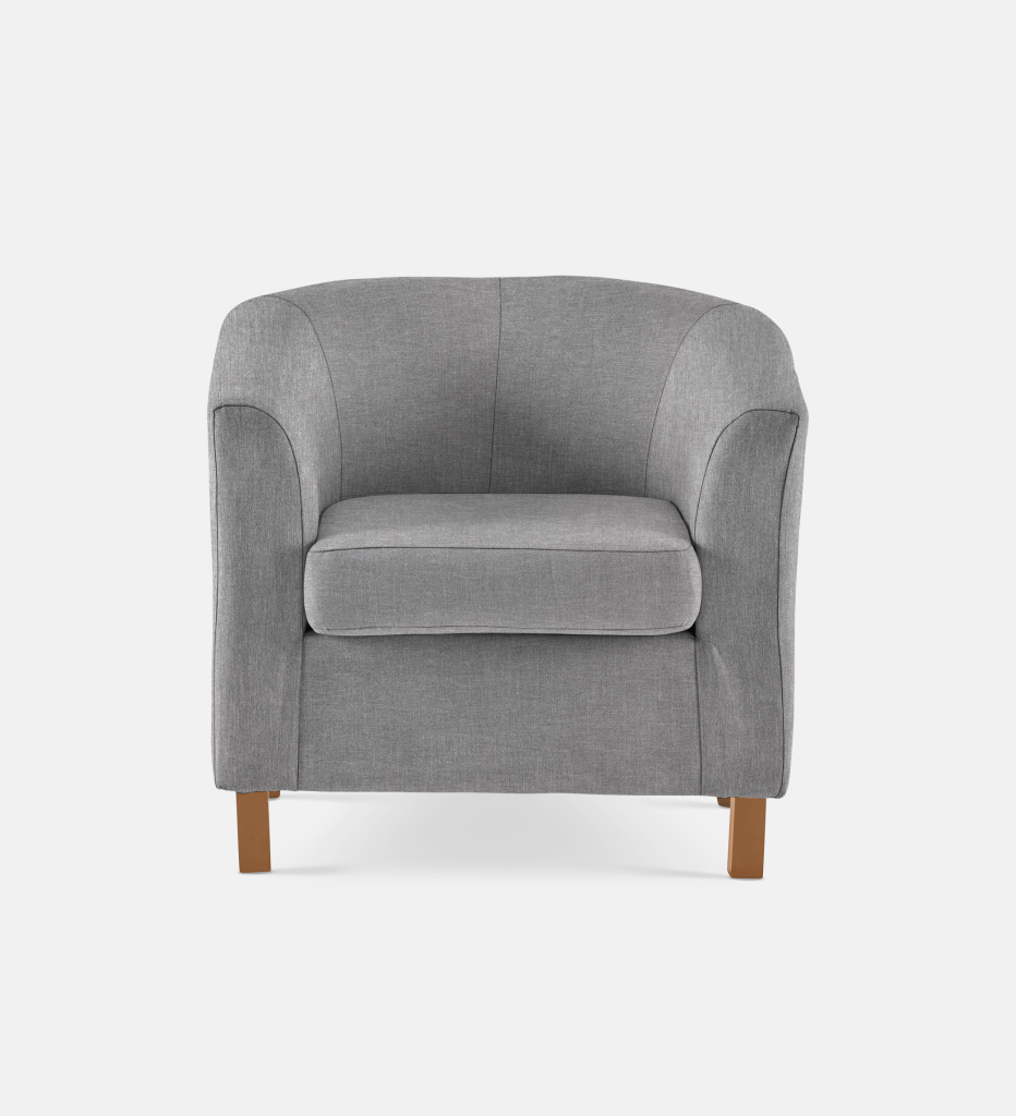 Debbie Tub Fully Upholstered 1 Seater Light Leg (35756)