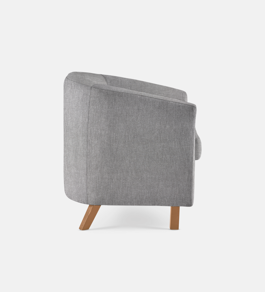 Debbie Tub Fully Upholstered 1 Seater Light Leg (35759)