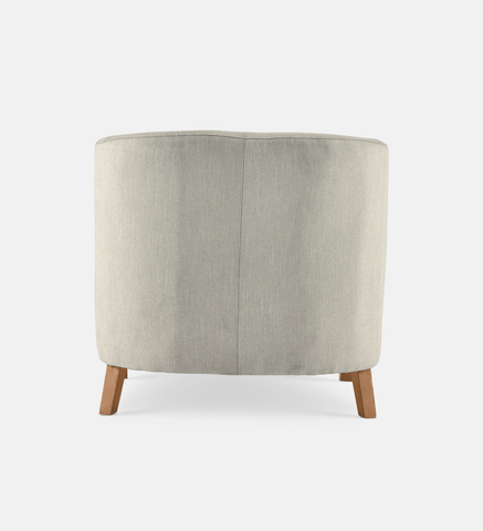 Debbie Tub Fully Upholstered 1 Seater Light Leg (35780)