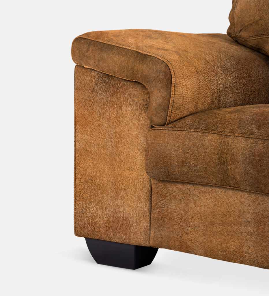 Breen Leather Slouch With Daybed Right (39858)