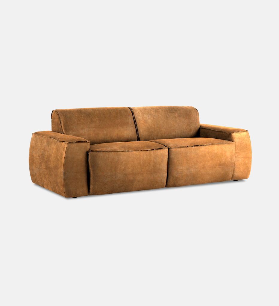 Congo Leather 3 Seater (7489)