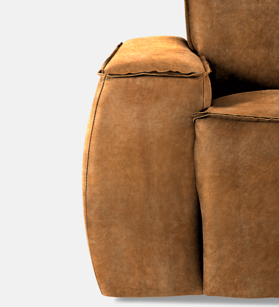 Congo Leather 3 Seater (7492)