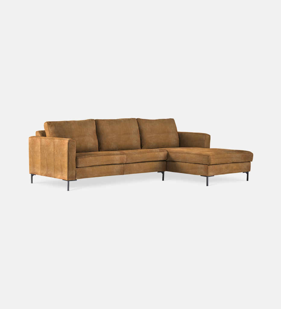 Sami Upholstered RIGHT Slouch with wooden leg (36092)