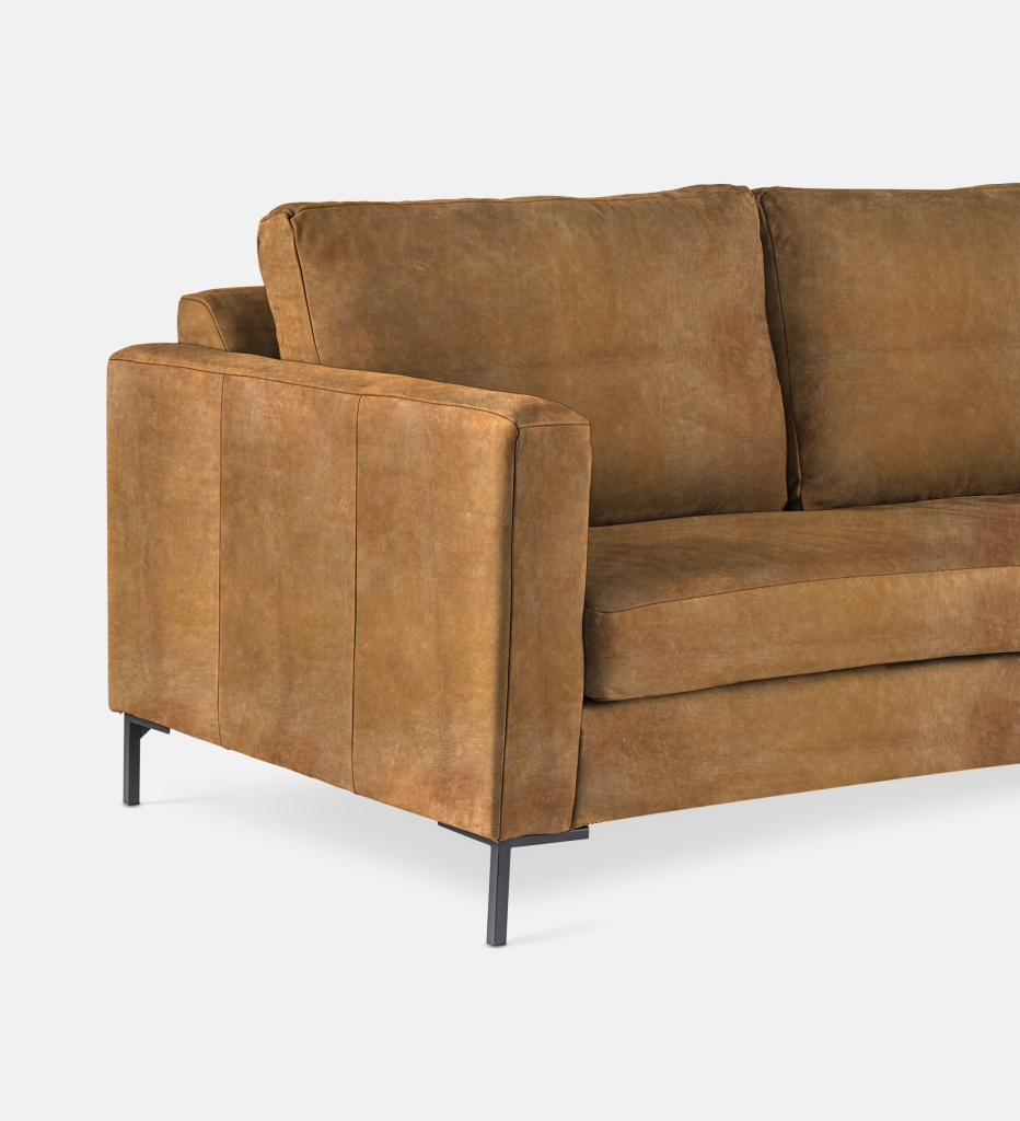 Sami Upholstered RIGHT Slouch with wooden leg (36093)