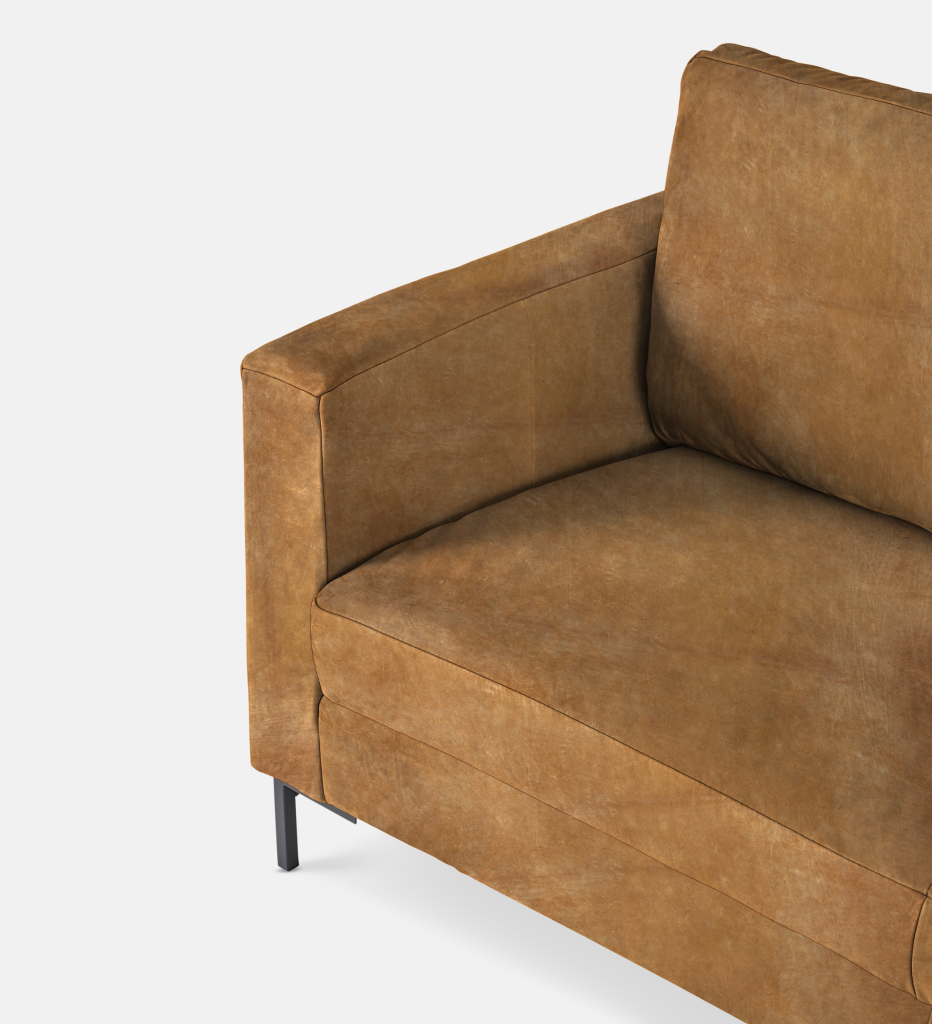 Sami Upholstered RIGHT Slouch with wooden leg (36095)