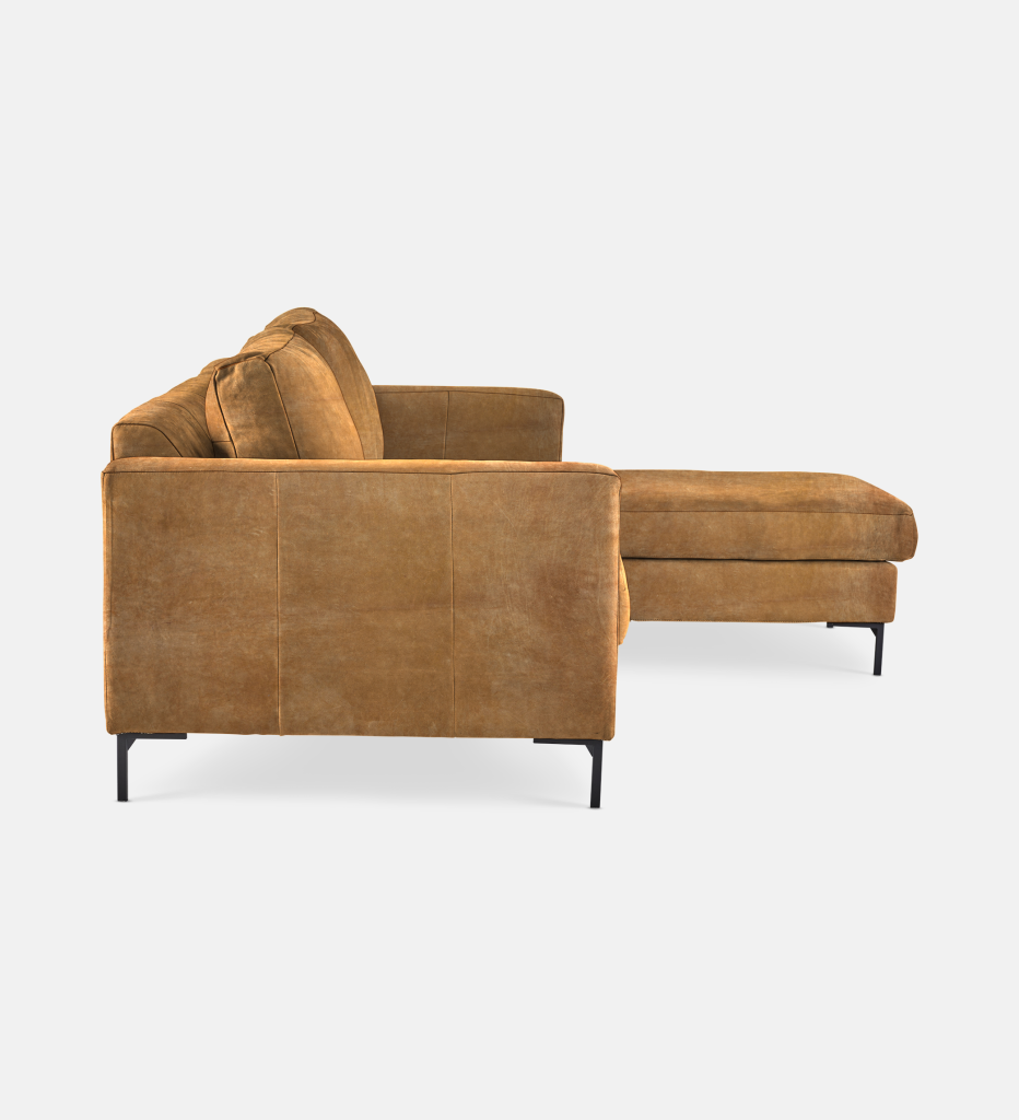 Sami Upholstered RIGHT Slouch with wooden leg (36097)