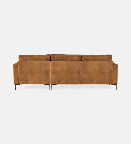 Sami Upholstered RIGHT Slouch with wooden leg (36098)
