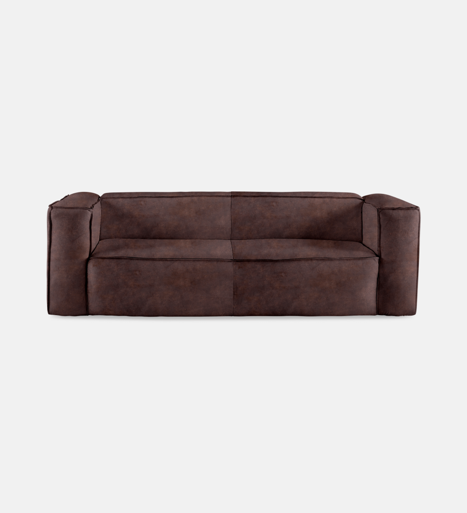 Serengeti Leather 3 Seater Couch