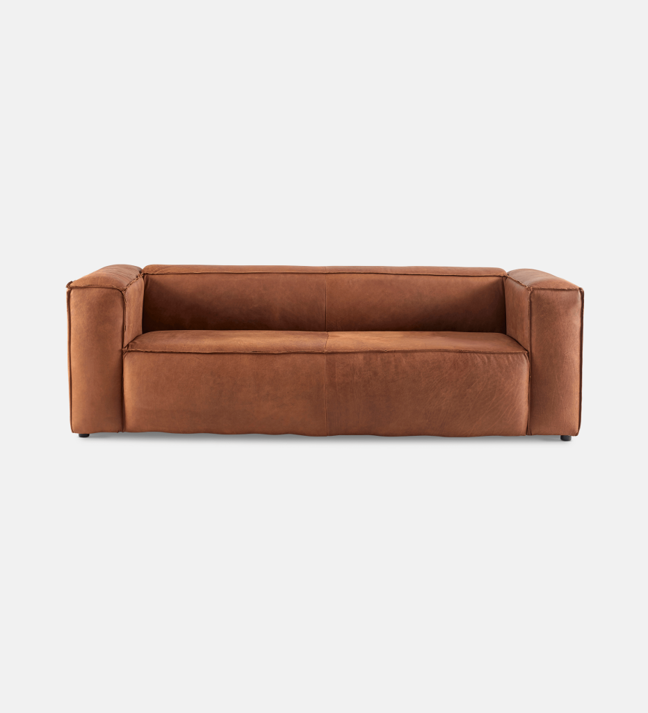 Serengeti Leather 3 Seater Couch