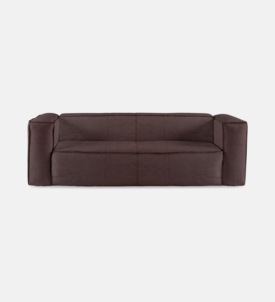 Serengeti Leather 3 Seater Couch