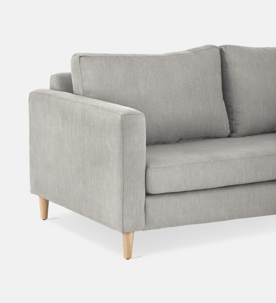 Sami Fully Upholstered 2 Seater Wooden Leg (55963)