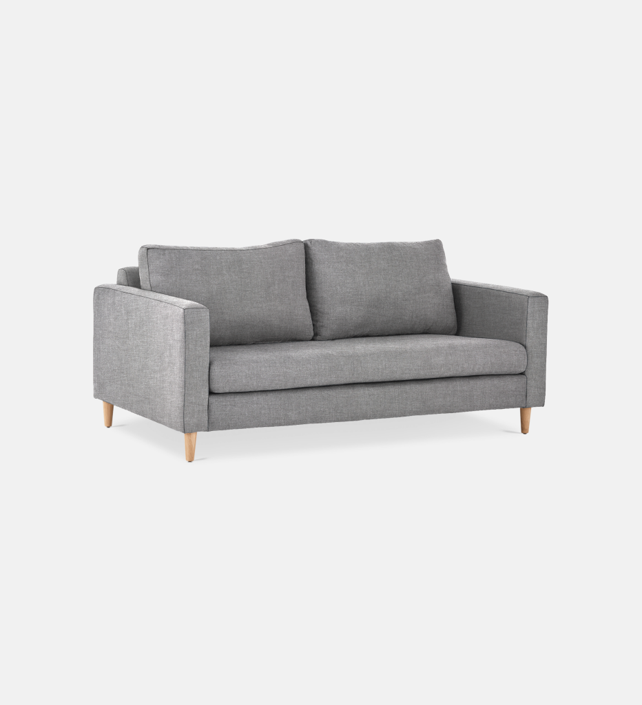 Sami Fully Upholstered 2 Seater Wooden Leg (31568)