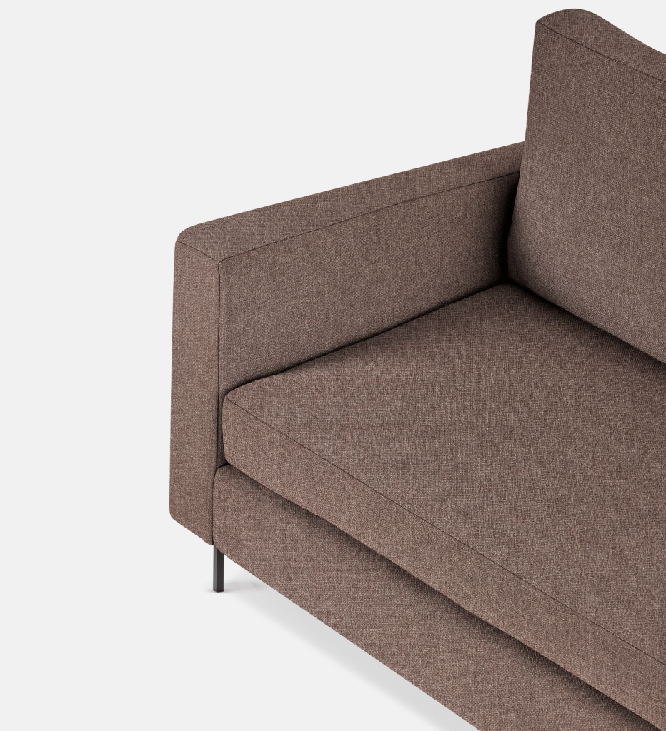 Sami Fully Upholstered 2 Seater Metal Leg (21837)