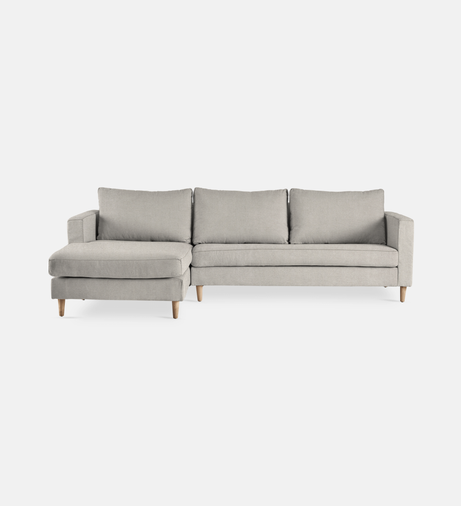Sami Fully Upholstered Slouch Left Wooden Leg (8048)