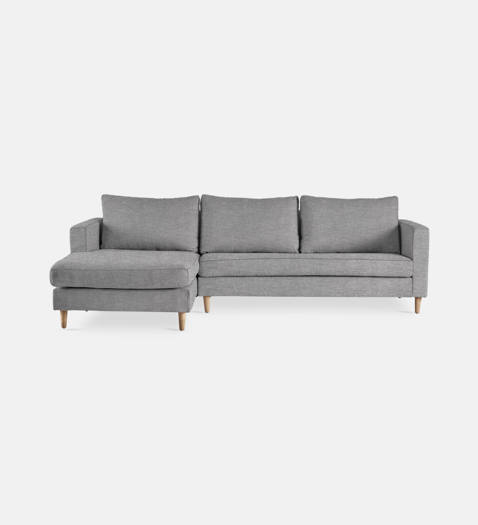 Sami Fully Upholstered Slouch Left Wooden Leg (8057)